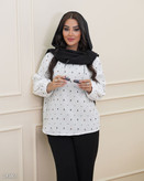 شومیز یقه گرد نیاراد