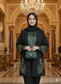 مانتو مجلسی تکه دوزی آلند