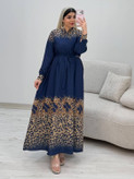 پیراهن ساحلی نیلوفر