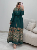 پیراهن ساحلی نیلوفر