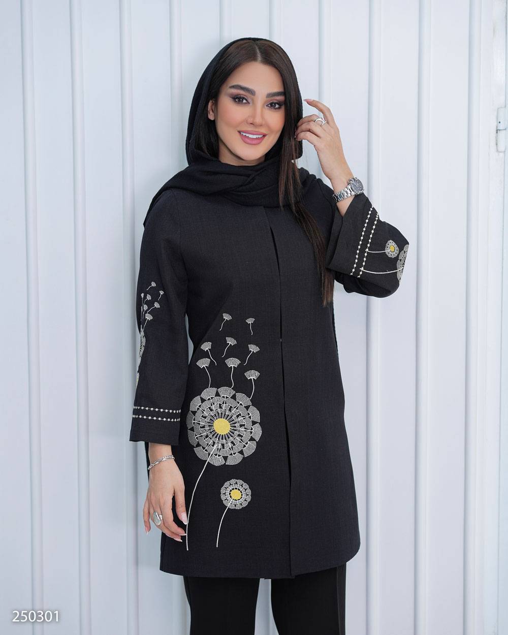 مانتو کتی گلدوزی پریسان