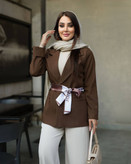 کت یقه انگلیسی کمر دیور