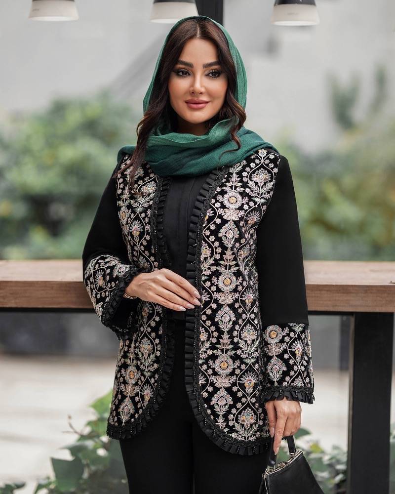 مانتو مجلسی هندی سنگدوزی سونا