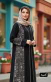 مانتو مجلسی بلند عاطی