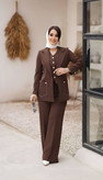 ست سه تیکه کت شلوار جلیقه رزالین