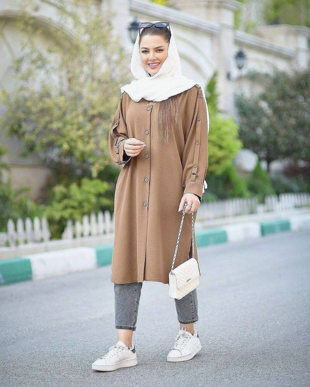 مانتو کاربردی ابروبادی سایز بزرگ ابر
