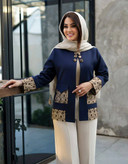 کت مازراتی یقه گرد روشنا