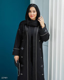 مانتو لینن سایزبزرگ گلدوزی گیلا