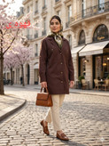 شومیز مانتویی لینن آریسا