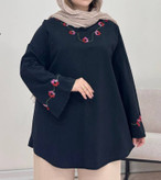 مانتو الیاف لینن طناز