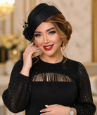 پیراهن مجلسی دکلته پولکی سالومه