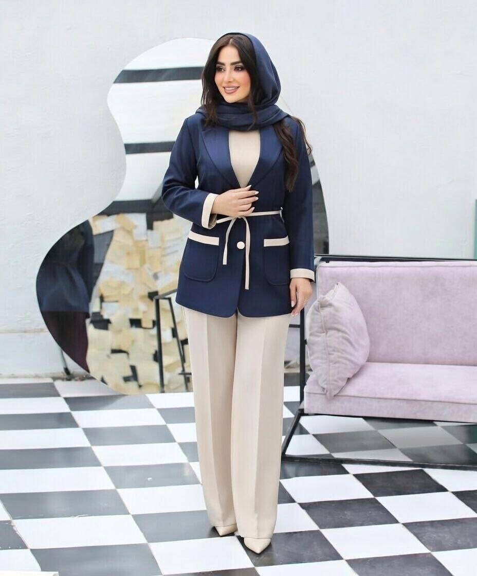 ست سه تیکه کت شلوار کمربند آراوین