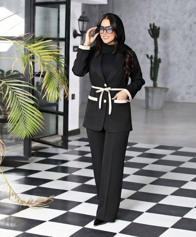 ست سه تیکه کت شلوار کمربند آراوین