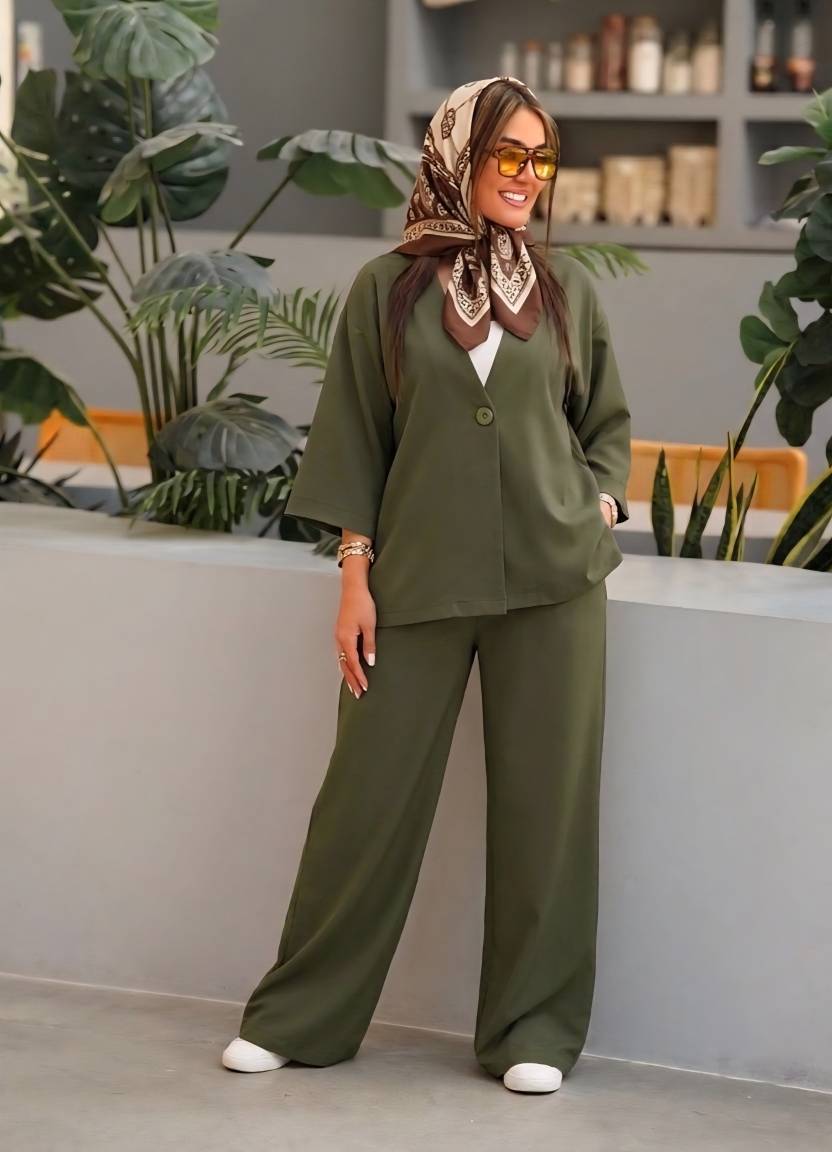 ست شومیز شلوار لینن ویرا