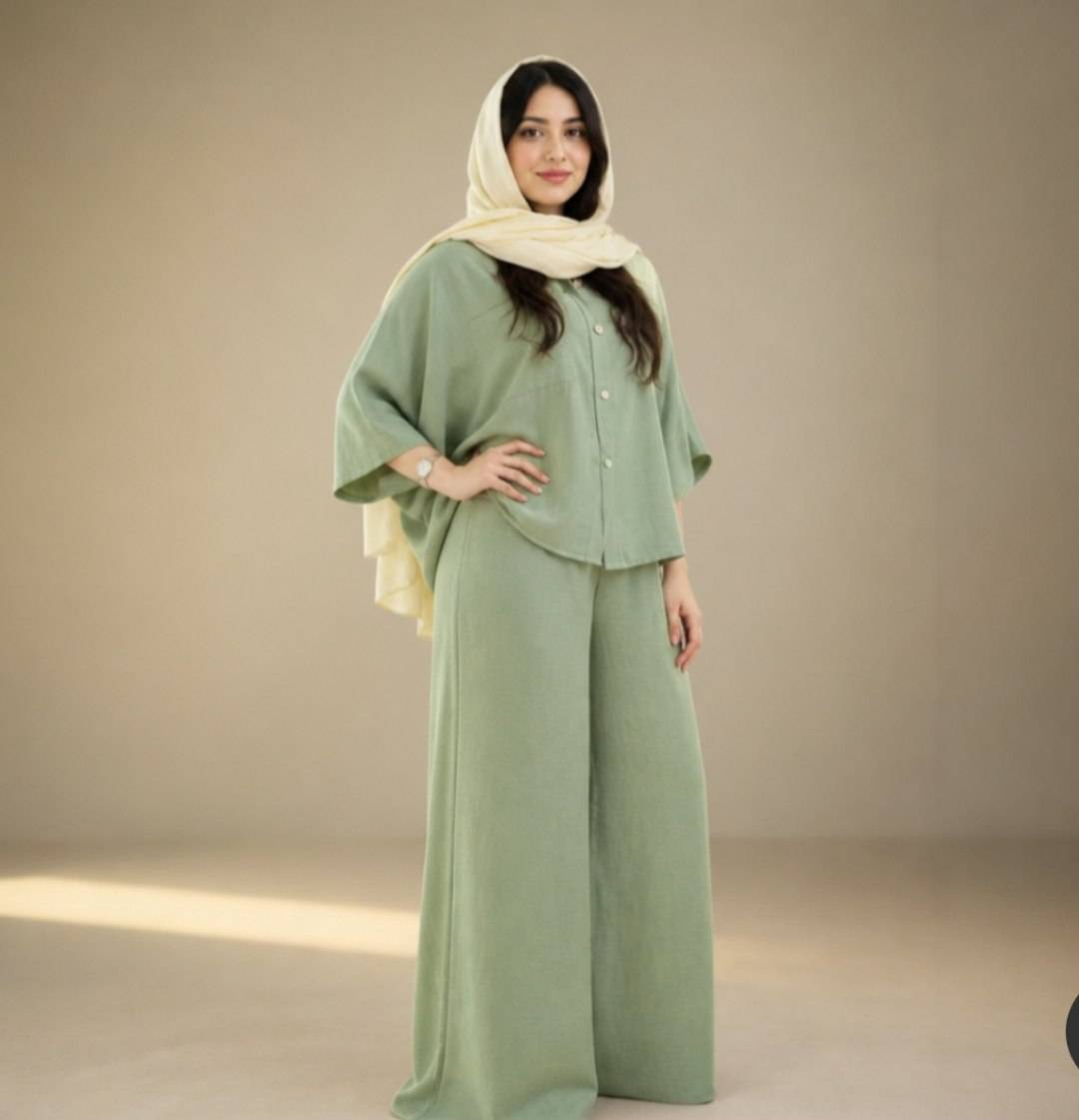 ست شومیز شلوار نازلی