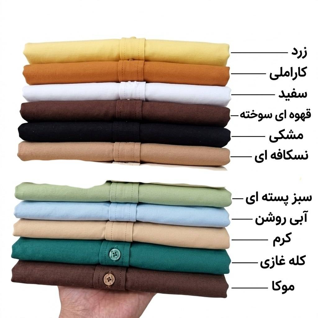 شومیز لینن گلدوزی تدی