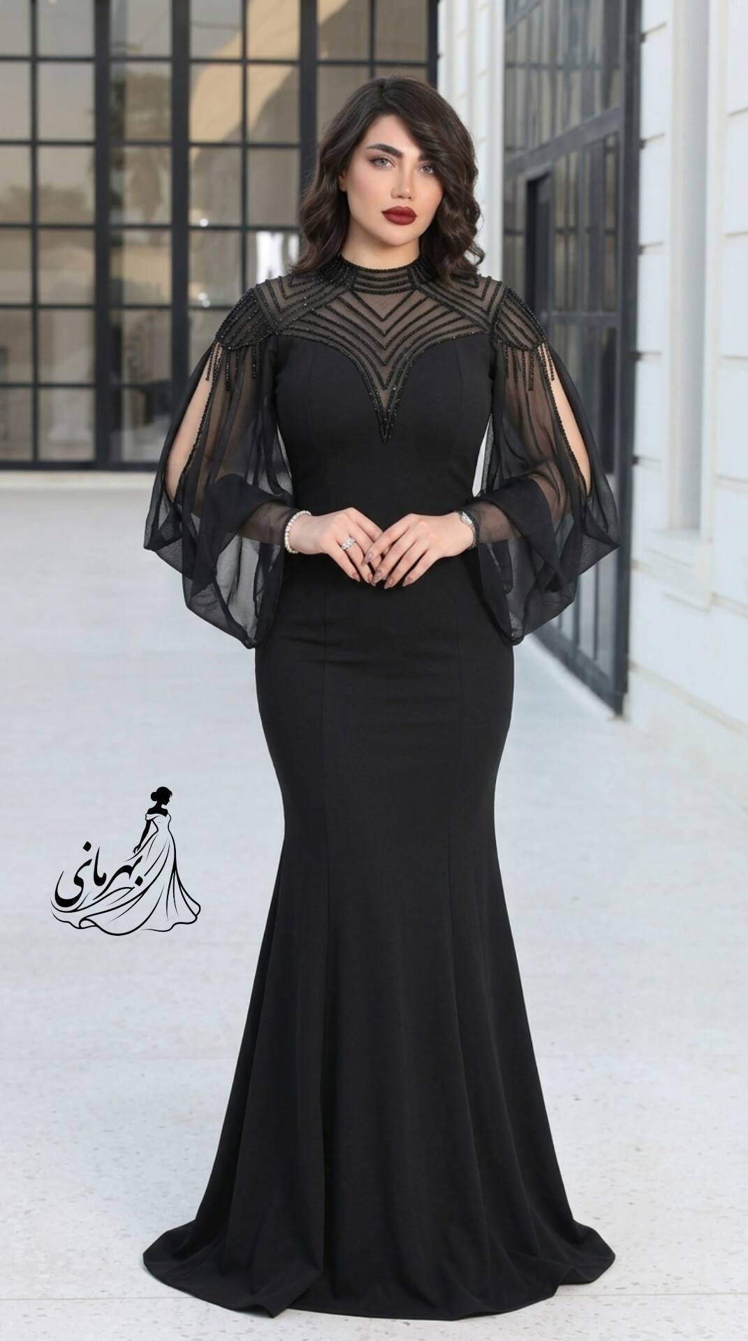 پیراهن مجلسی کریستال دوزی مایا