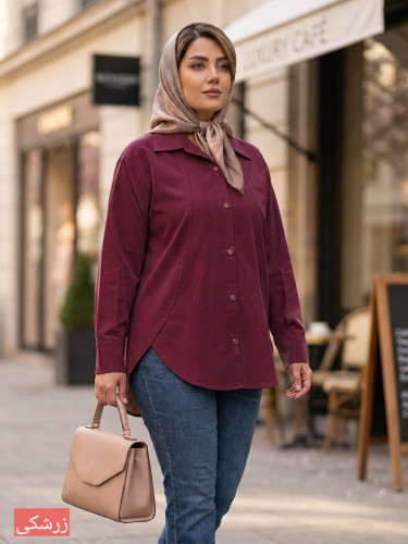 شومیز مانتویی لینن  ملین