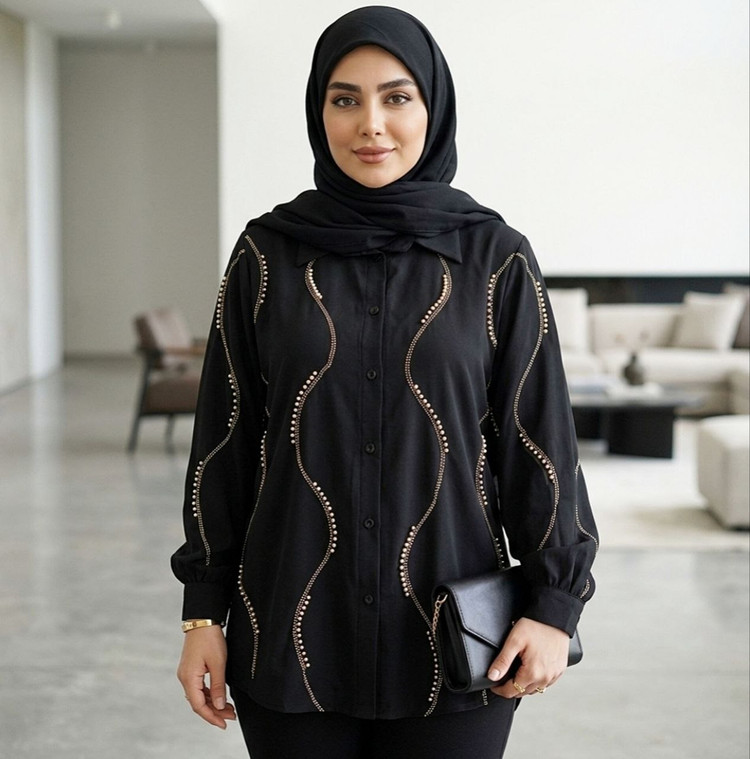 شومیز نگین کاری سیما
