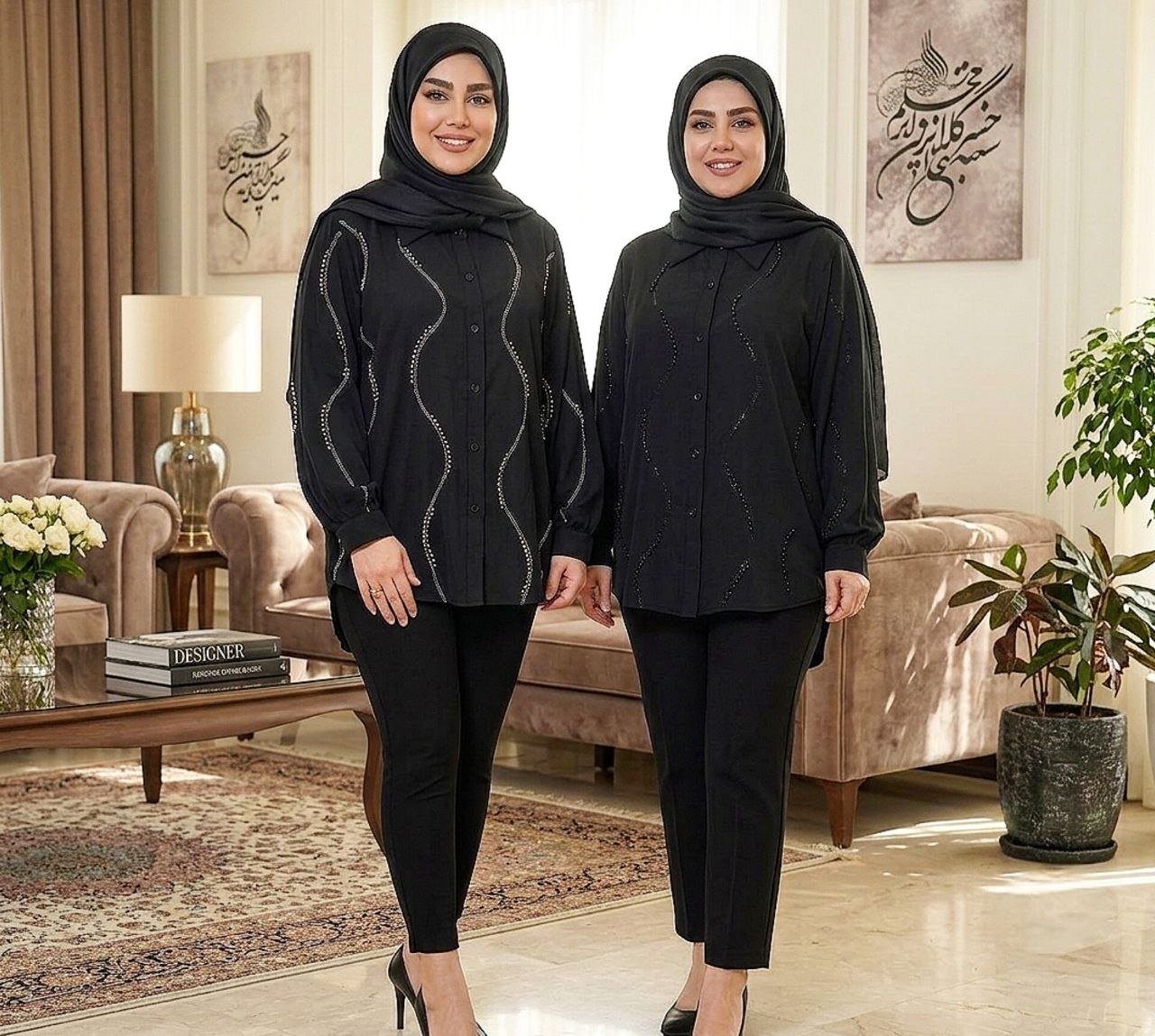 شومیز نگین کاری سیما