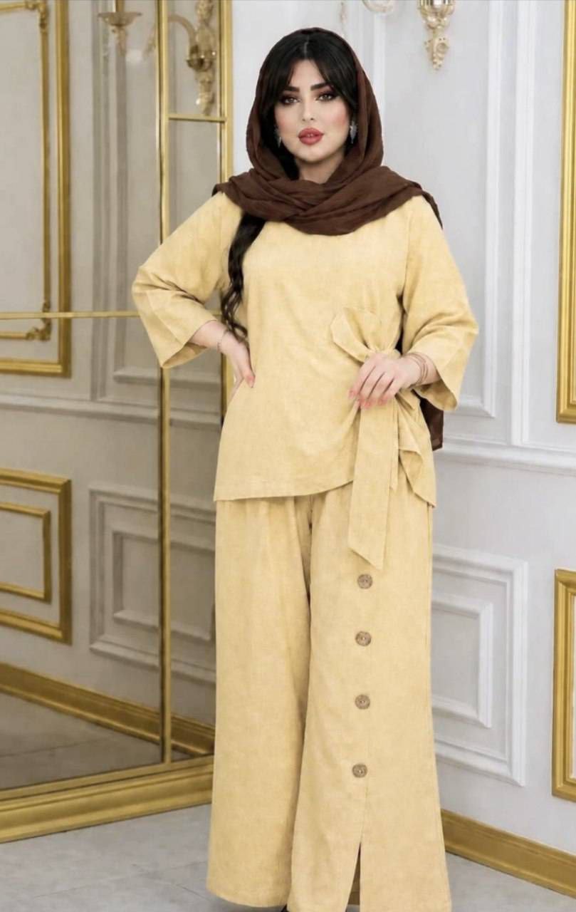 ست مانتو شلوار ینزی سودابه