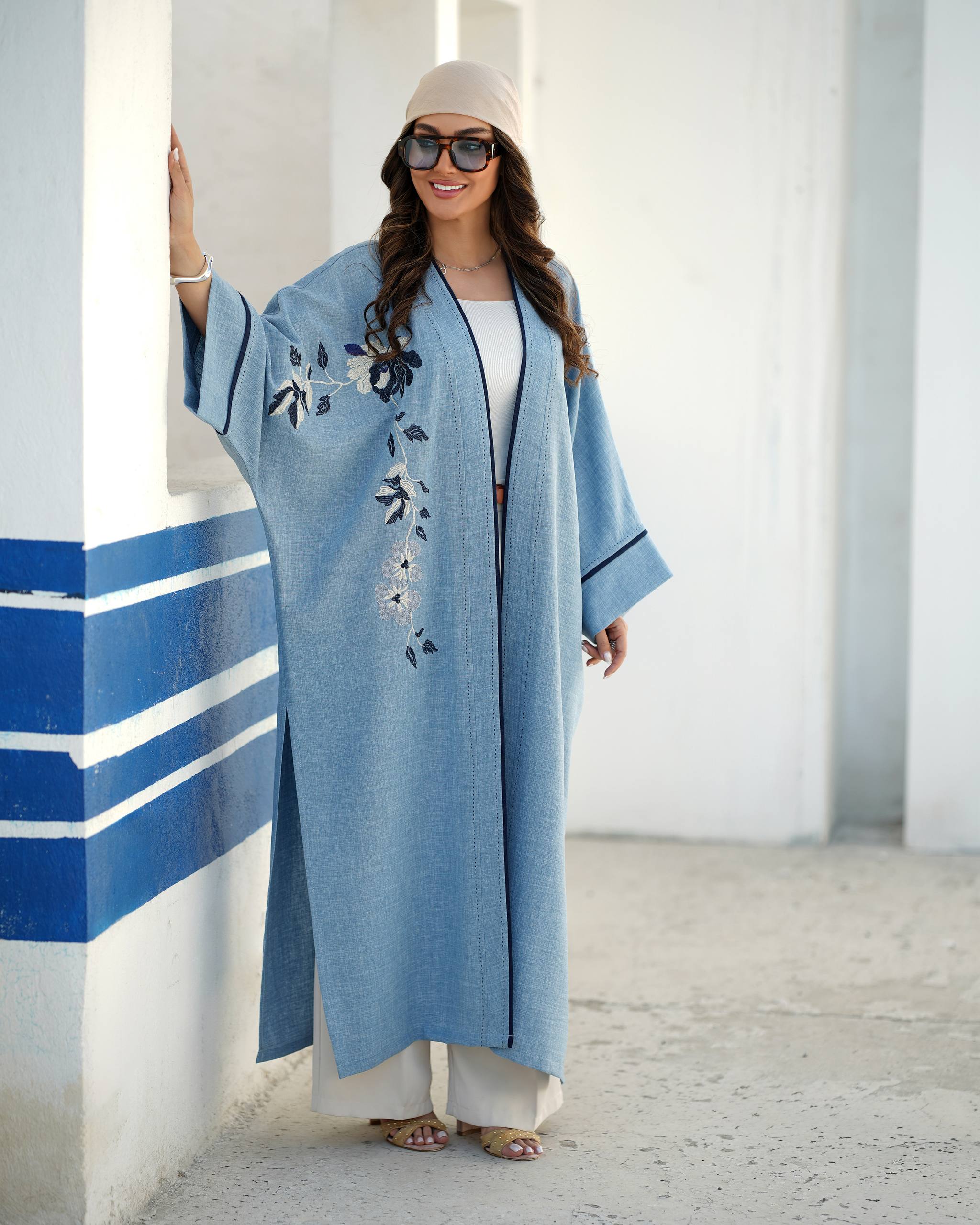 عبا دمسه دوزی و گلدوزی گل