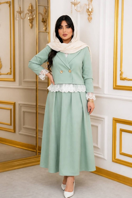 ست کت دامن مازراتی عروسکی