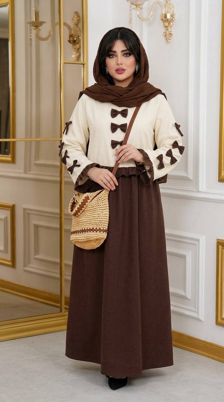ست شومیز دامن مازراتی پاپیون
