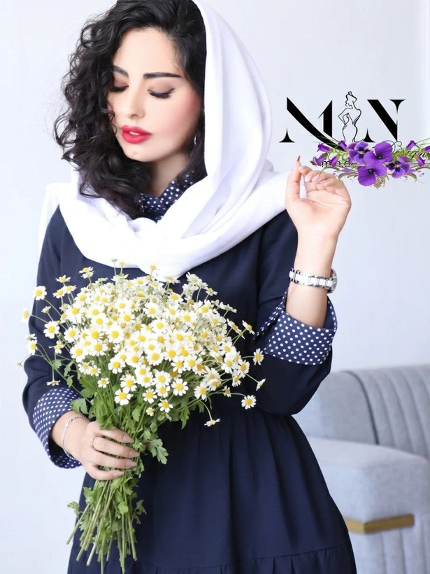 پیراهن بلند لینن دلانا