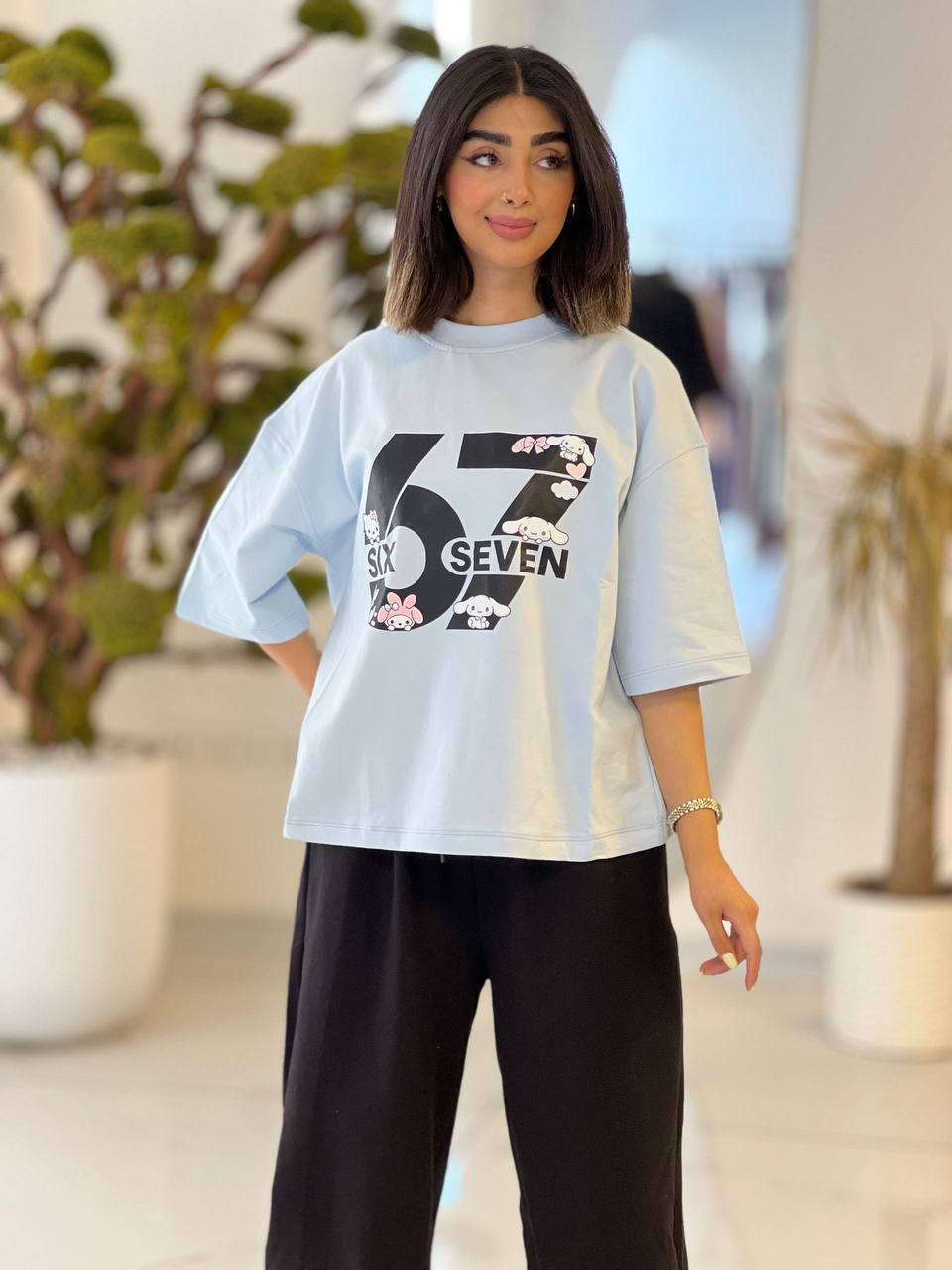 تیشرت باکسی دو نخ 67