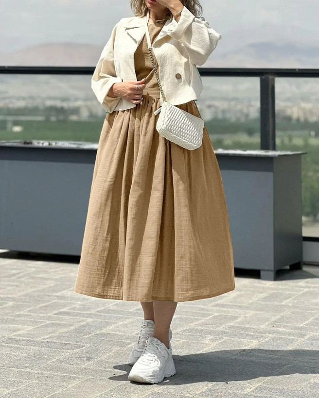 ست کت سارافون لینن آیسان