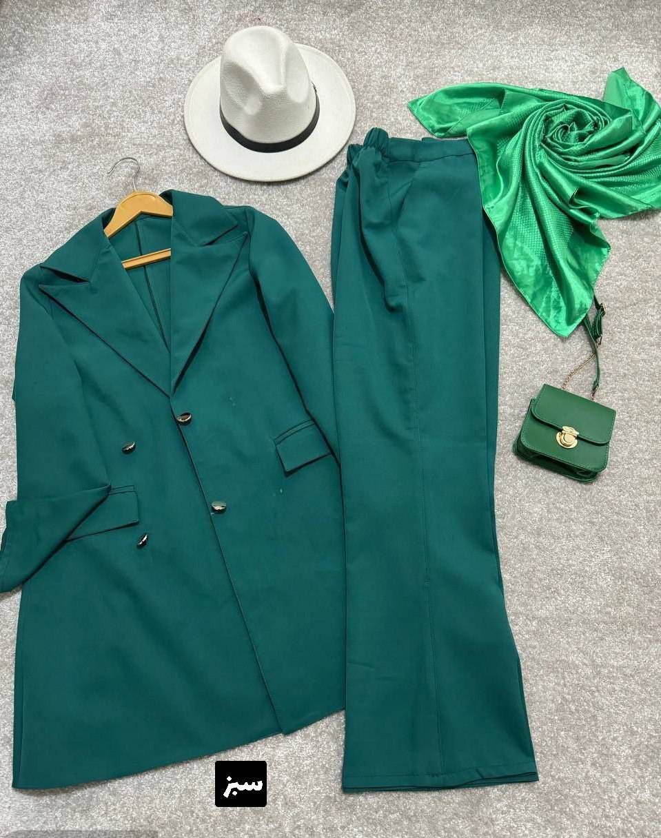 ست کت شلوار مازراتی۴ دکمه سمانه