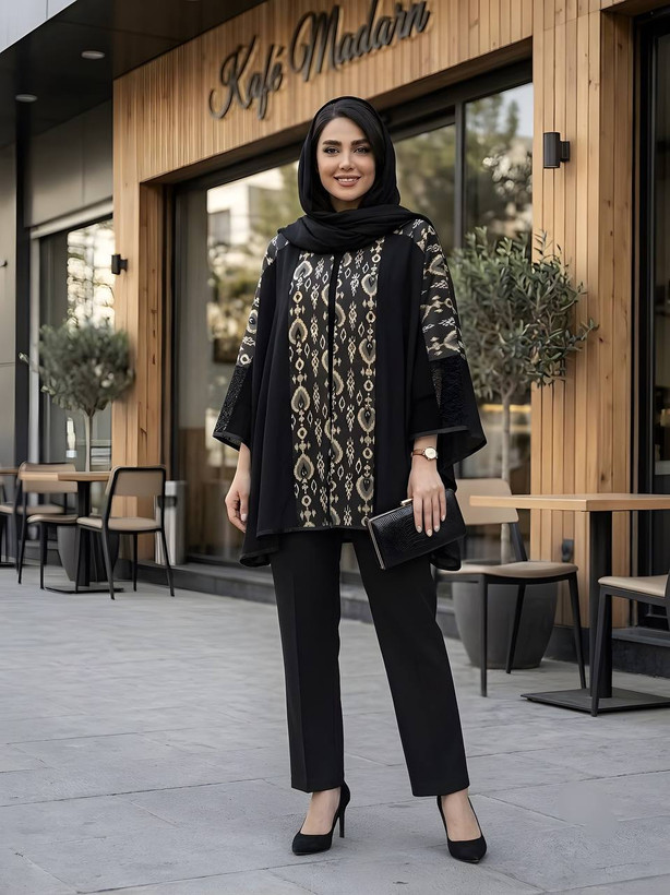 مانتو پانچ طرحدار زارا