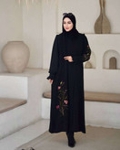 پیراهن عبایی الیزه ارکیده