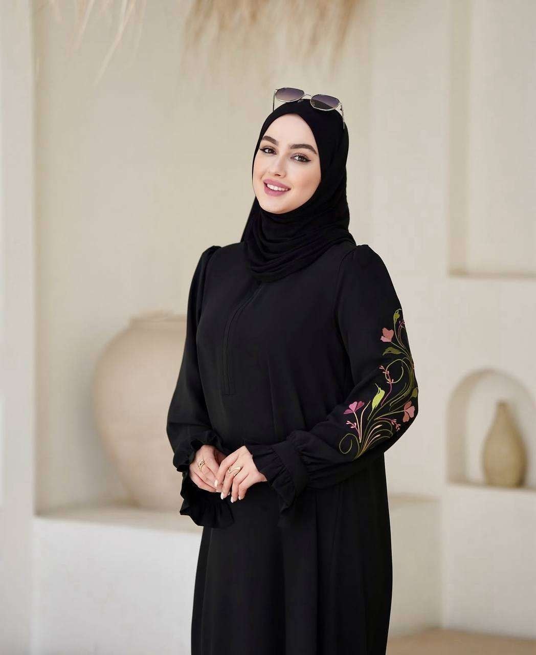 پیراهن عبایی الیزه ارکیده