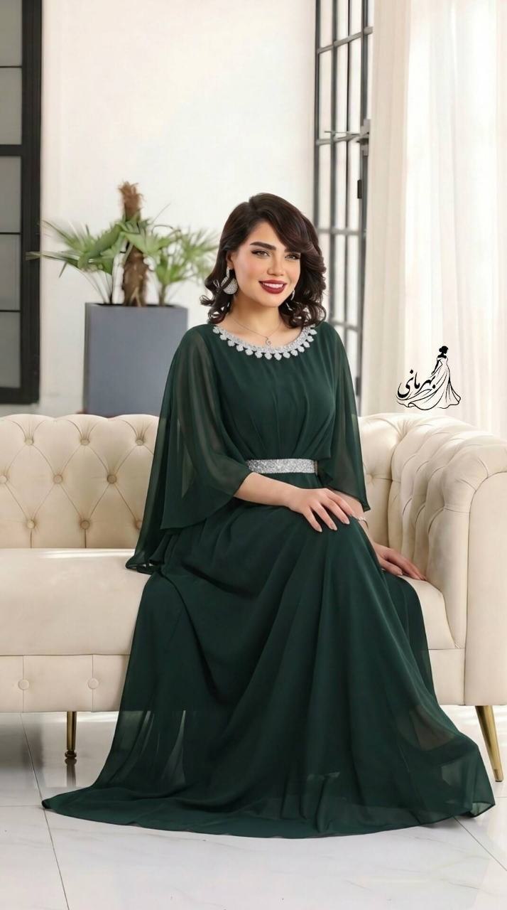 پیراهن مجلسی حریر سایز بزرگ خورشید