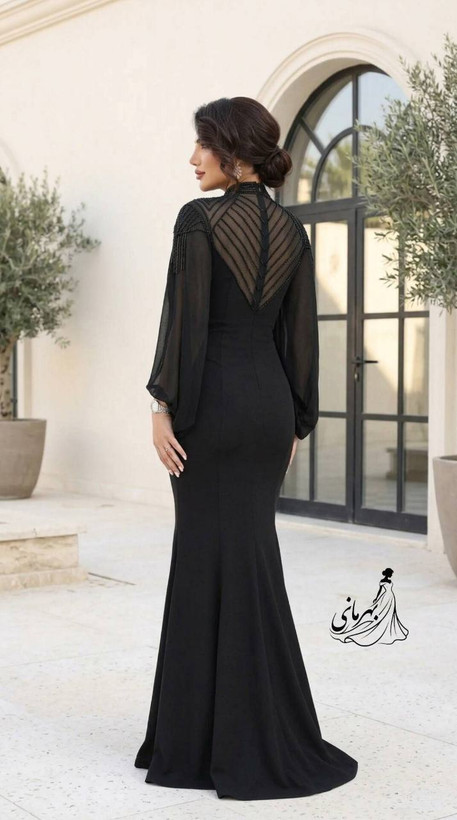 پیراهن مجلسی بلند سنگدوزی مایا