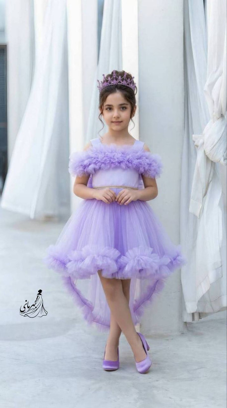 پیراهن مجلسی تور دخترانه پرنسسی