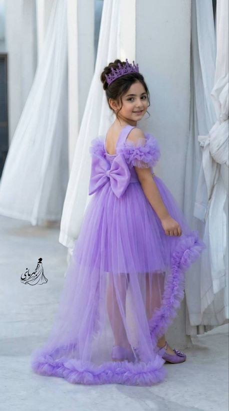 پیراهن مجلسی تور دخترانه پرنسسی
