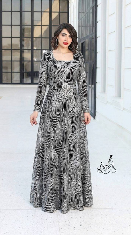 پیراهن مجلسی شاین برجسته پریچهر