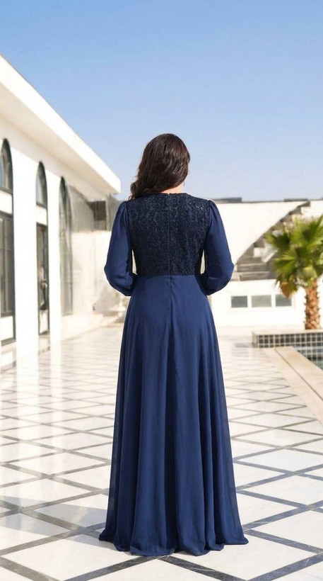 پیراهن مجلسی کریستال دوزی نفس