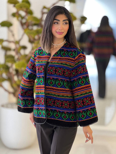 کت مجلسی مخمل هندی مروارید دوزی پرگاس