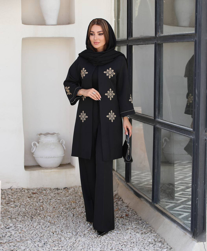 مانتو مازراتی گلدوزی مهیاس
