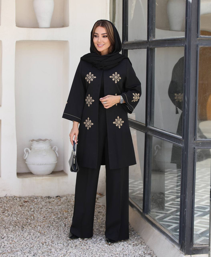 مانتو مازراتی گلدوزی مهیاس