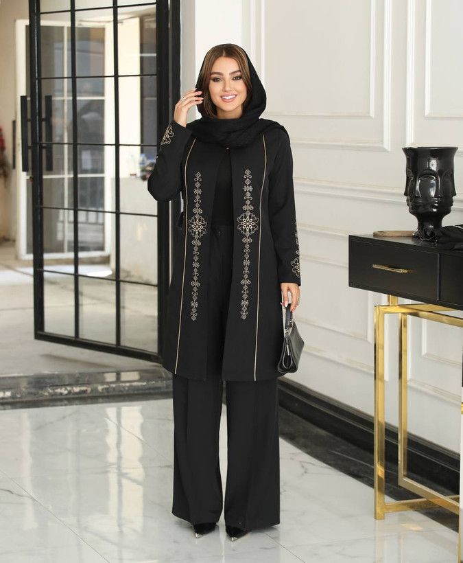 مانتو مازراتی گلدوزی ساره