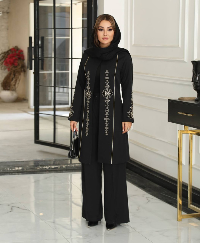 مانتو مازراتی گلدوزی ساره