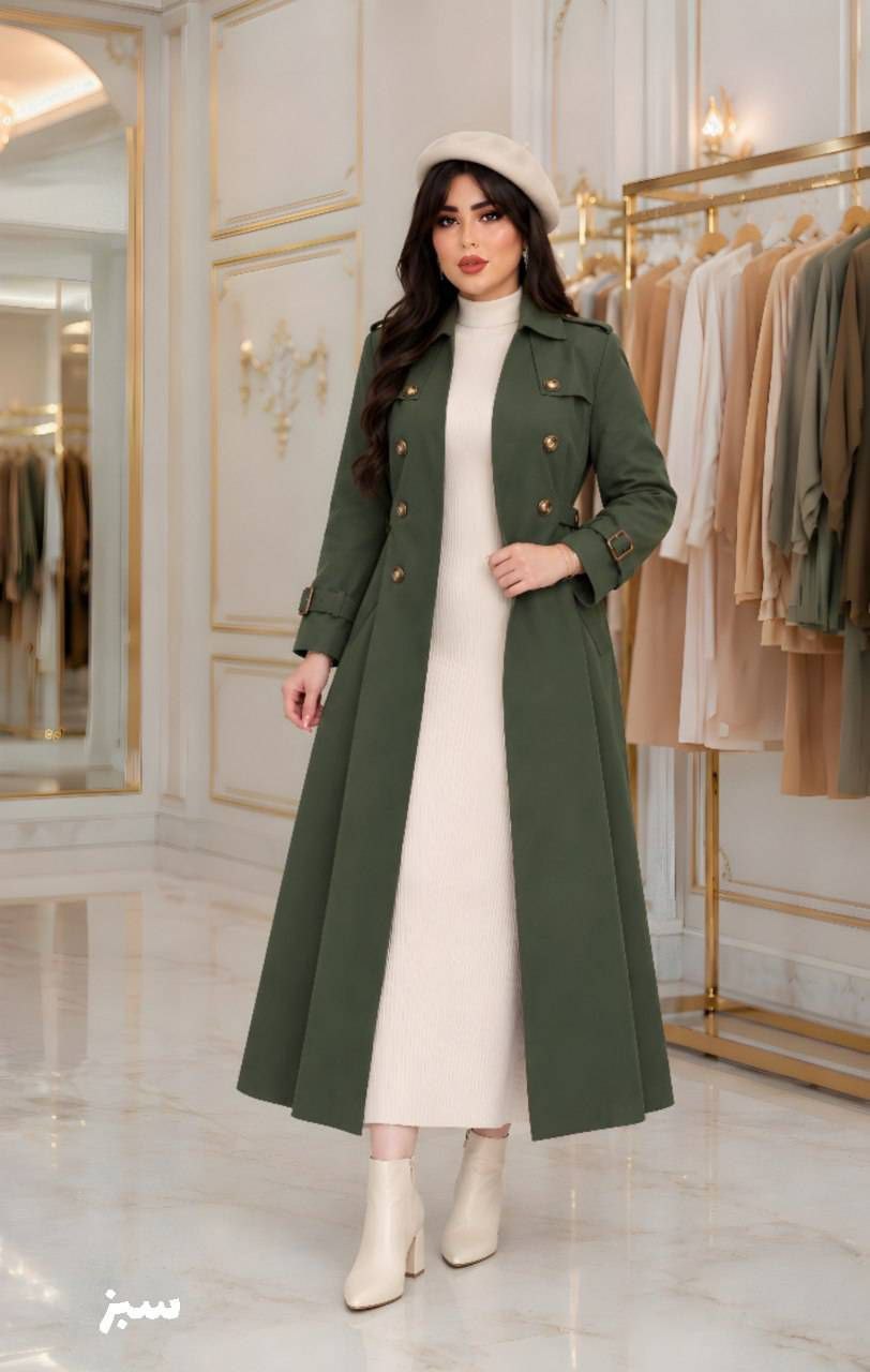 بارانی کتان تی سی صدف
