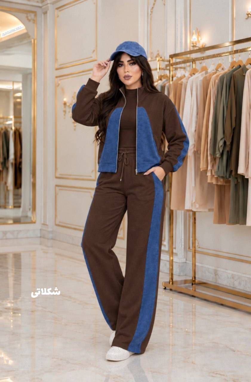 ست سویشرت شلوار فاستونی مرجان