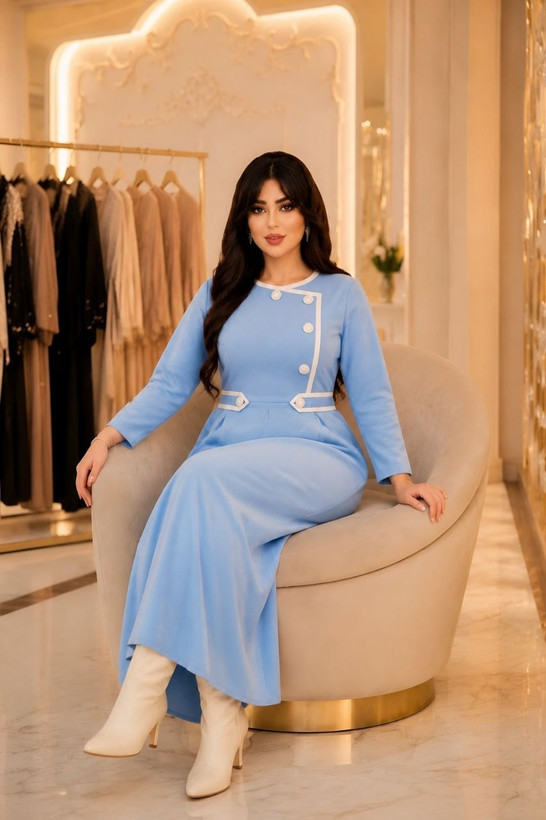 پیراهن بلند مازراتی آذین
