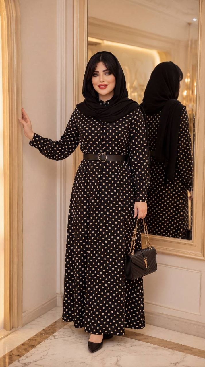 پیراهن اسپرت الیزه کمربنددار توپی